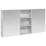 Vonios spintos komplektas su lentyna 3 pcs 140 x 14,5 x 70 cm