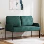 Sofos su pagalve 110cm Tamsiai žalia fanera