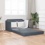Sofa lova 110cm Tamsiai pilka Aksomas