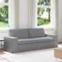 Sofa Šviesiai pilka 222 x 80 x 82 cm audinys