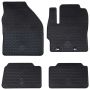 Automobilių kilimėlis 4 pcs Juoda Guma