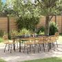 Sodo valgomojo komplektas 9 pcs Ruda