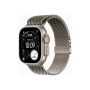 Apple Watch Ultra 3 GPS + Cellular 49mm Natural Titanium Case with Natural Titanium Milanese Loop - Medium | Apple