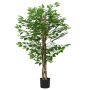 Dirbtinis fikuso augalas, žalios spalvos, 120cm, 788 lapai