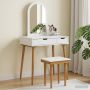 Tualetės rinkinys FAUSKE 3 pcs Balta 76 x 50 x 143 cm