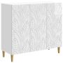 Kabalas Itin blizgi balta 89 x 34,5 x 80 cm Apdirbta mediena