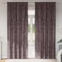 Aksominio tipo užuolaidos 2 pcs Ruda 260 x 140 cm Aksomas