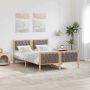 Lovos rėmas Taupe 140 x 190 cm Kietos pušies mediena