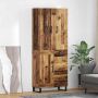Aukštas spintelė 2 pcs Senovinis medis 69,5 x 34 x 180 cm