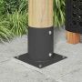 Apvalus žemės inkaras 12 pcs Antracito 18 x 18 x 15 cm Metalas