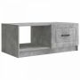 Kavos staliukas Betono pilka 90 x 50 x 37 cm Apdirbta mediena