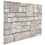 Sienų plokštės 10 pcs Pilka 100 x 50 cm EPS putos