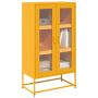 Highboard Garstyčių geltona 68x39x123 cm Plienas