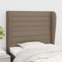 Galvūgalis su auselėmis, taupe, 83x23x118/128cm, audinys