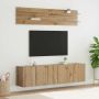 TV vienetai 6 pcs artisano ąžuolo Apdirbta mediena