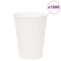 Popieriniai kavos puodeliai, 1000 vnt., 12 uncijų, 300 ml, balti