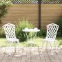 Sodo Kėdė 2 pcs Balta 39 x 40 x 87cm Aliuminis