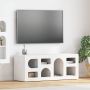Televizoriaus spintelė Balta 100 x 35 x 40 cm Apdirbta mediena