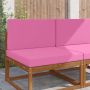 Lauko sofa pagalvėlė 2 pcs Rožinė Poliesteris
