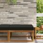 Lauko sofa pagalvėlė Juodas 80 x 80 x 8 cm Poliesteris
