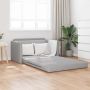 Sofa lova 110cm Debesų pilka audinys