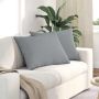 Sofa Pagalvės 2 pcs Šviesiai pilka 70 x 50 cm audinys