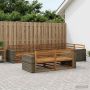 Lauko sofos komplektas 7 pcs Natūrali