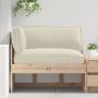 Pallet pagalvių rinkinys 3 pcs Kreminė Oksfordo audinys