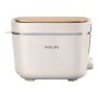 Philips | Toaster | HD2640/10 Eco Conscious Edition | Power 830 W | Number of slots 2 | Housing material 100% Bio-based plastic | Silk White Matt