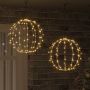 Dovana su 192 LED 2 pcs Šilta balta 40 x 40 x 43,5 cm metalas