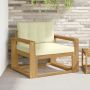 Lauko Vidurinis Sofa Poliesteris Balta