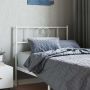 Metalinis pakaitinis galvūgalis, baltos spalvos, 90cm