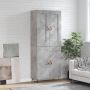 Komoda, betono pilkos spalvos, 69,5x34x180cm, apdirbta mediena