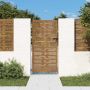 Sodo vartai, 85x175 cm, Corten plienas, kvadratinis dizainas