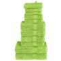 Rankšluosčių rinkinys, SOLUND, 12vnt., žali, 600g/m²