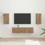 TV spintelių komplektas 4 pcs Amatininkų ąžuolas