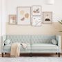 Sofa Šviesiai pilka 194 x 74,5 x 70,5 cm Aksomas