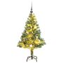 Dirbtinė Kalėdų eglutė su 150 LED, žaisliukais ir sniegu, 150cm
