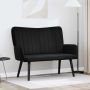 Dviejų vietų sofa Juodas 115 x 61 x 87 cm Aksomas