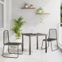 Sodo valgomojo komplektas 3 pcs Juoda