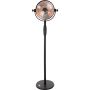 Sunred šildytuvas RSS16, Retro Bright Standing, juodos spalvos, 2100 W