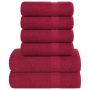6 dalių rankšluosčių komplektas FROGN bordo spalvos, 360 g/m²