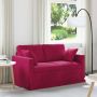 Sofa Vyno raudona 138 x 78 x 80 cm Aksomas