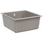 Kriauklė Pilka 430 x 460 mm 80% Kvarcas ir 20% Derva