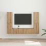 TV spintelių komplektas 6 pcs Amatininkų ąžuolas