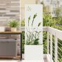 Sodo privatumo ekranas „Fretwork“ Balta 50 x 140 cm