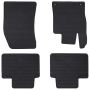 Automobilių kilimėlis 4 pcs Juoda TPE