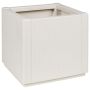 Gėlių dėžė Balta 36 x 36 x 35 cm Plastmasė