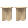 Augalų stovas 2 pcs Sonoma ąžuolas 40 x 40 x 40 cm