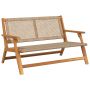 Sodo baldai Smėlio 122 x 78 x 73 cm Kietos akacijos mediena
